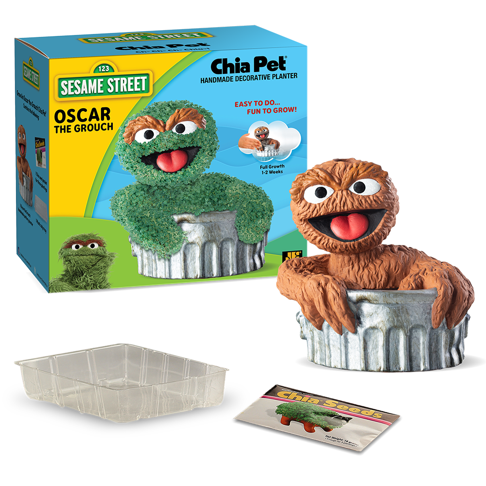 Oscar the Grouch Chia Pet - Image 4