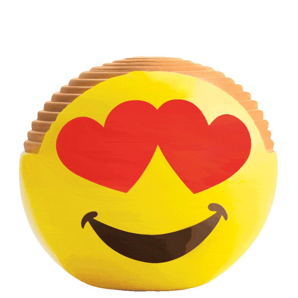 Alternative view of Emoji Heart Eyes Chia Pet