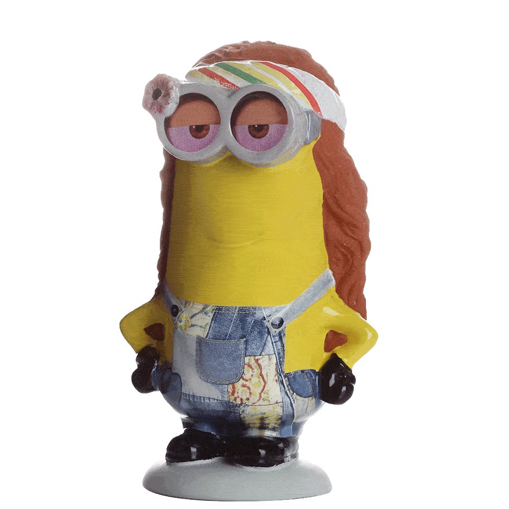 Alternative view of Minions Kevin Chia Pet