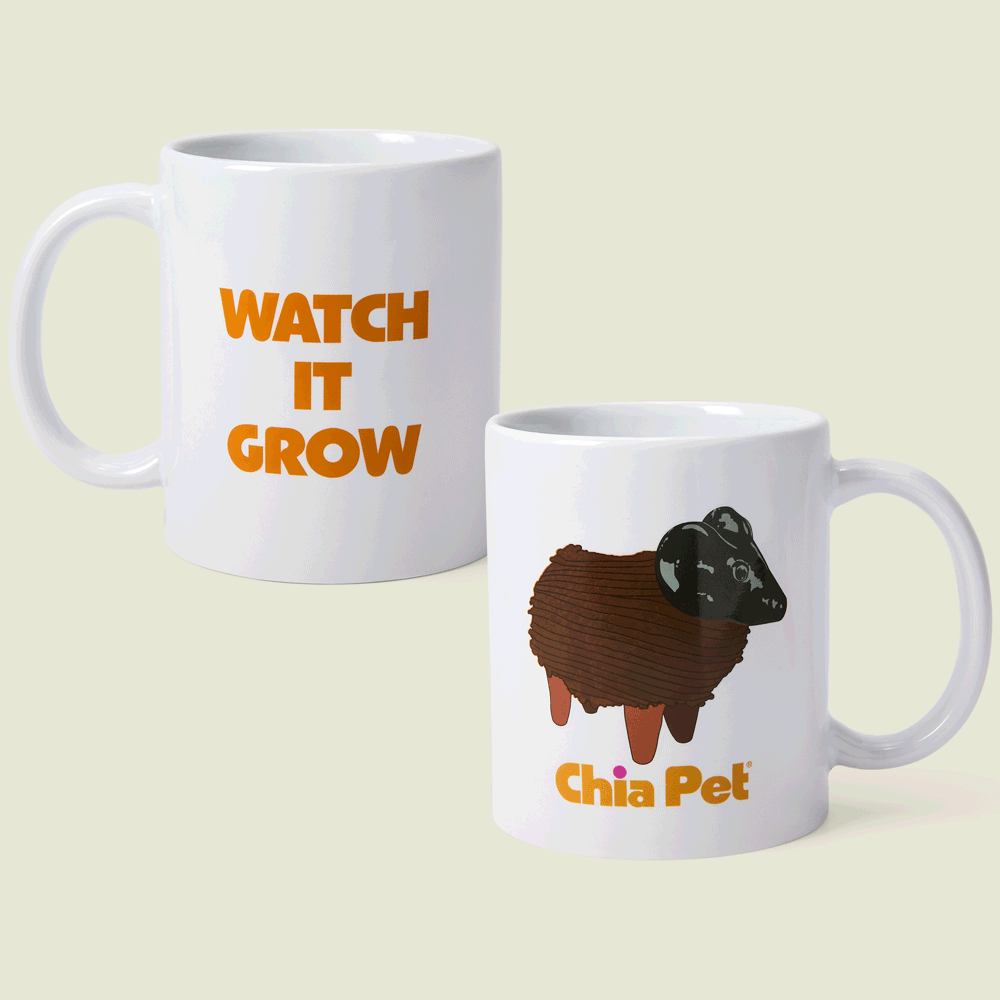 Alternative view of Chia Pet Heat Activated Ram Mug