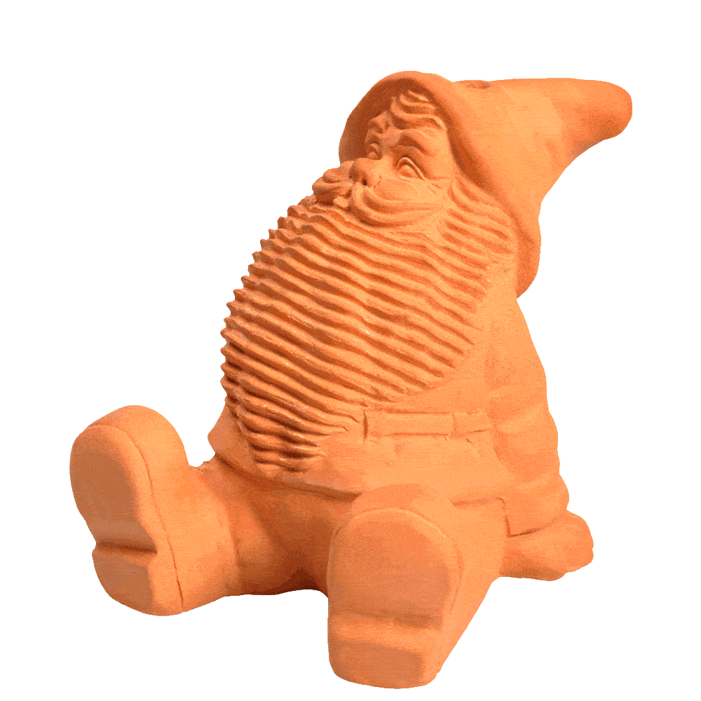 Alternative view of Classic Gnome Chia Pet