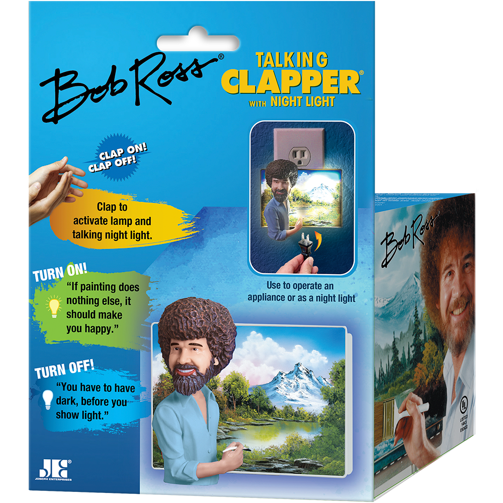 Bob Ross Talking Clapper with Night Light - Image 5
